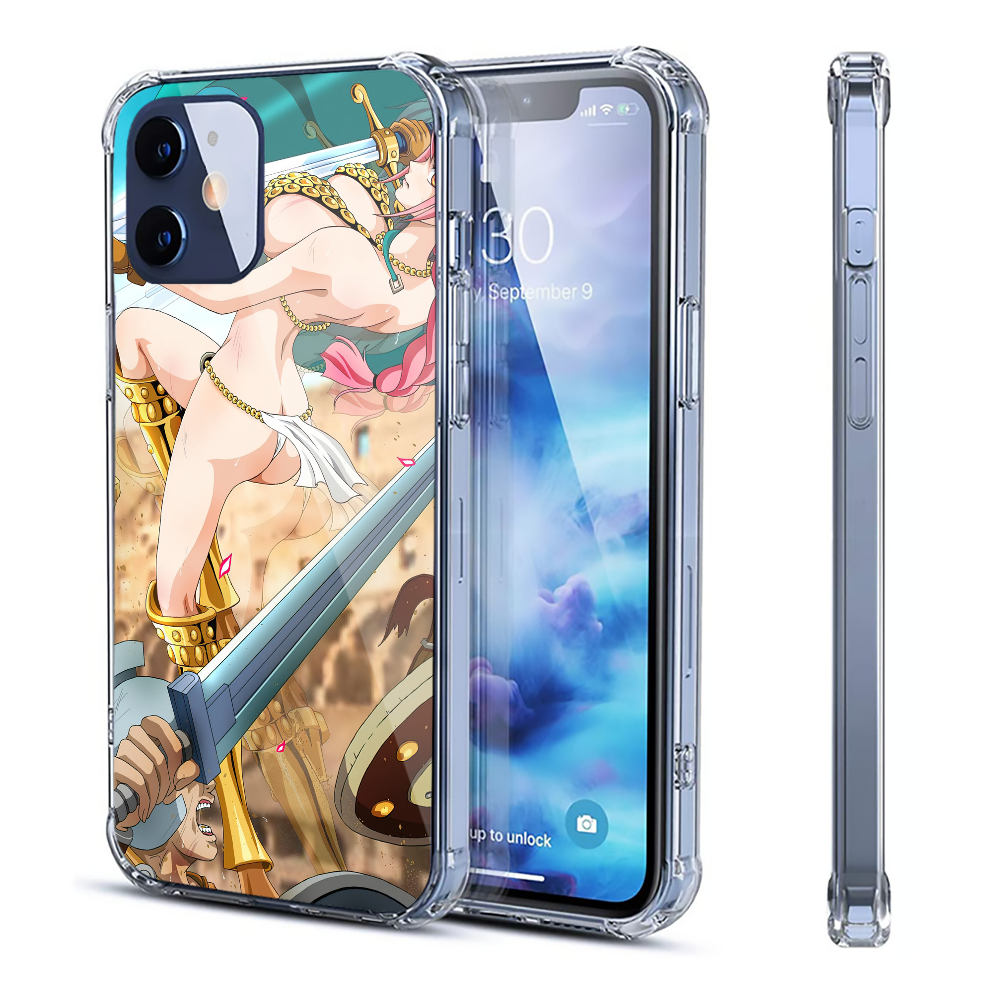 （画像用） ワンピース ONE PIECE 【iPhone 12シリーズ対応】透明スマホケース（クリアソフトケース）